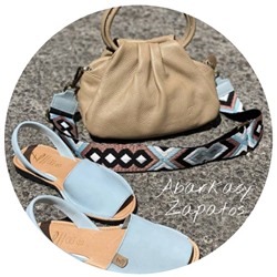 AB.ZAPATOS · 503-8 · NOB celeste+PELLE · LUX taupe