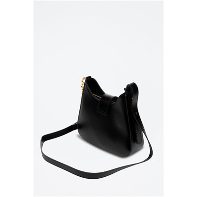 Bandolera de piel Arbus - Negro