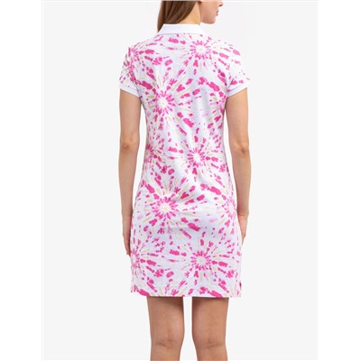 TIE DYE POLO DRESS