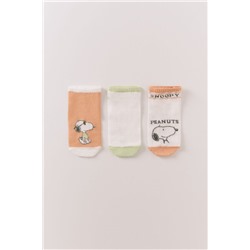 Pack 3 calcetines cortos Snoopy