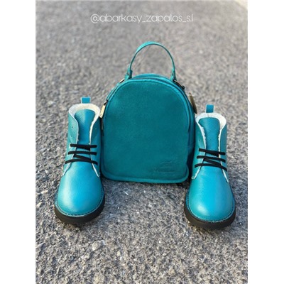 Ab.Zapatos 4619/2 turquesa+AB.Z · Pelle · mochila (610)