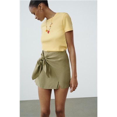 SHORT SLEEVE INTERLOCK T-SHIRT