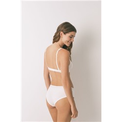 Sujetador halter FANTASTIC algodón marfil
