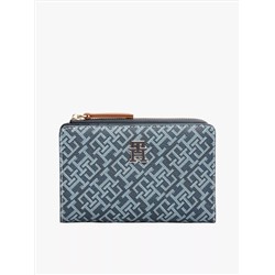 Monogram Snap-Closure Bifold Wallet