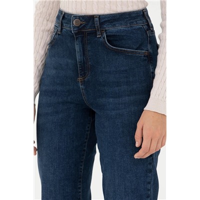 Kadın Koyu Mavi Jean Pantolon
