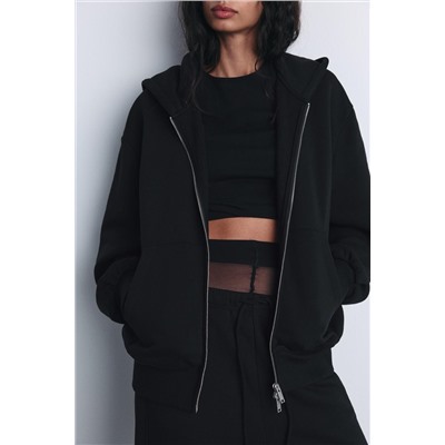 OVERSIZE ZIP-UP HOODIE