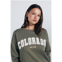 Sudadera gráfica ciudad