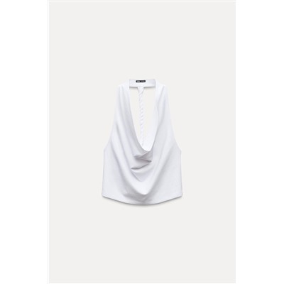 T-SHIRT WITH CUT-OUT BACK