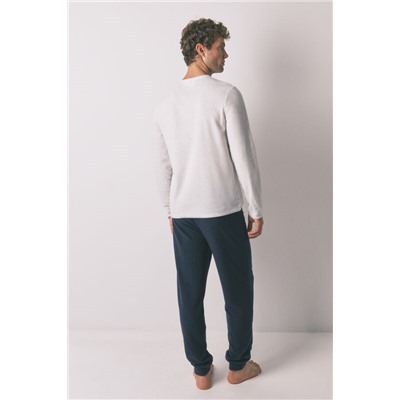 Pijama largo hombre polar "Woody cowboy"