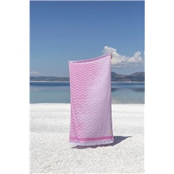 İrya, Amara %100 Pamuk Peştemal Pembe 90x170