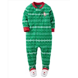 1-Piece Fleece Christmas PJs