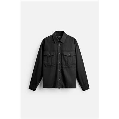 SOBRECAMISA BOLSILLOS