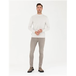 Taş Slim Fit Yarım Balıkçı Yaka Triko Kazak