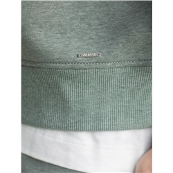 Свитшот свободный из петельчатого футера двухнитки с эластаном