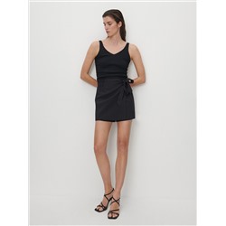 Shorts mit Bindedetail