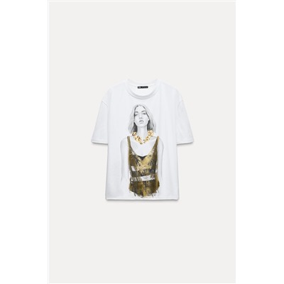 METALLIC T-SHIRT