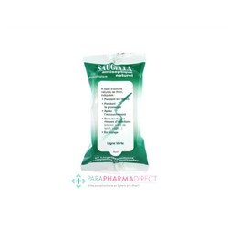 Saugella Antiseptique Naturel Lingettes Intimes Nettoyantes et Apaisantes x15