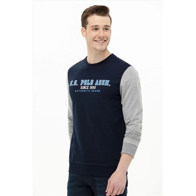 Erkek Lacivert Kapüşonlu Sweatshirt