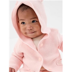 Baby Bear Garter Cardigan