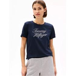 Script Hilfiger Logo T-Shirt