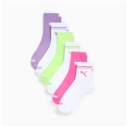 PUMA Women's Half-Terry Low Crew Socks (6 Pairs)