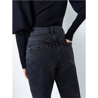 Fit Mom Jeans Im Used-Look