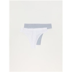 PACK OF 2 SEAMLESS THONGS