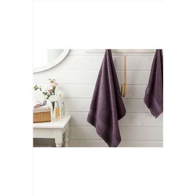 English Home Pure Basic Banyo Havlusu 100x150 Cm Koyu Mor 10010324