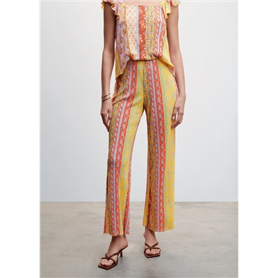 Pantalón textura estampado