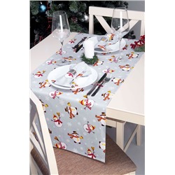 Дорожка на стол из рогожки 145x45 Happy Fox Home