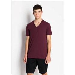 Slim fit short sleeve pima cotton t-shirt