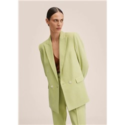 Americana traje doble botonadura -  Mujer | MANGO OUTLET Melilla