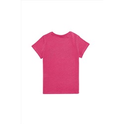 Kız Çocuk Pembe Basic Tişört