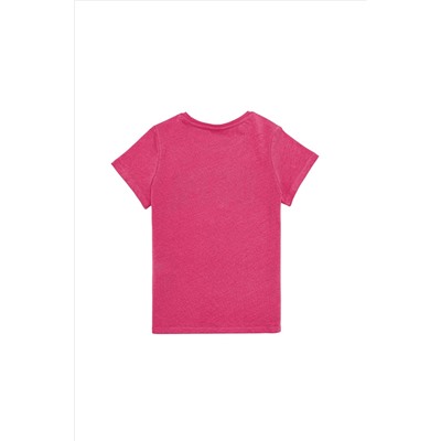 Kız Çocuk Pembe Basic Tişört
