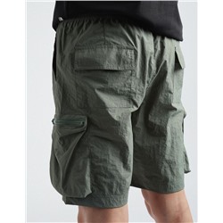 Technical Cargo Shorts, Men, Dark Green