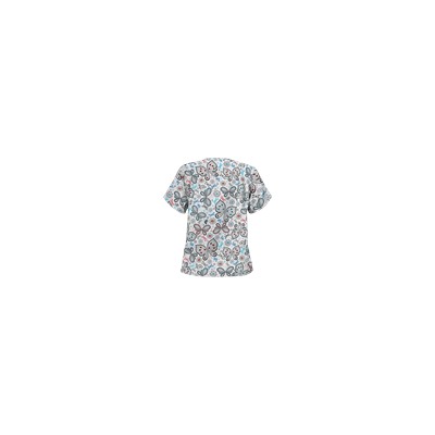 UA Garden of Wonder Royal Print Scrub Top