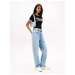 Tommy Jeans Script Logo Ringer T-Shirt