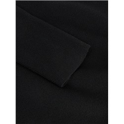 Oberteil aus Rippstrickjersey