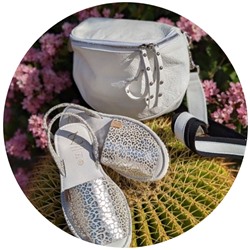 AB.Zapatos · 504-8 Guepardo plata+Pelle · MALISA (560) BLANCO
