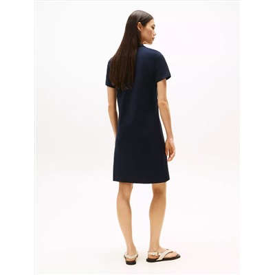 Stretch-Cotton Regular Fit Polo Dress