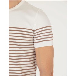 Ekru Slim Fit Kazak