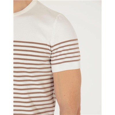 Ekru Slim Fit Kazak