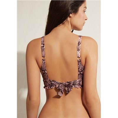 Triangel-Bikinioberteil mit nicht verschiebbaren Cups Sidney