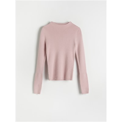Pullover aus geripptem Strickstoff