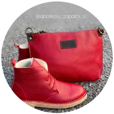 Ab.Zapatos 4619/2 granate+PELLE · NIU·ROJO