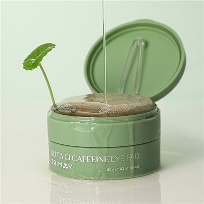 Gluta Ci Caffeine Eye Pad Увлажняющие и осветляющие пэды для кожи вокруг глаз