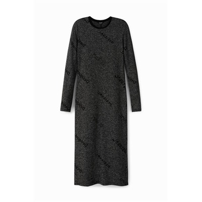 Vestido slim punto