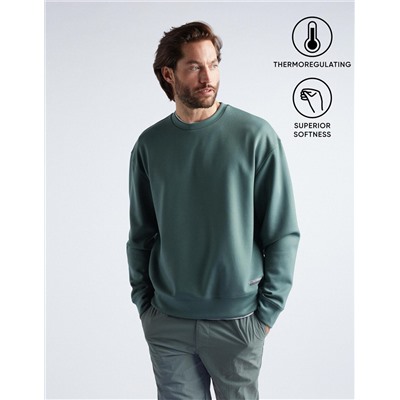 Technical Sweatshirt, Men, Dark Green