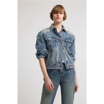 Chaqueta vaquera tachuelas Johnson Hartig