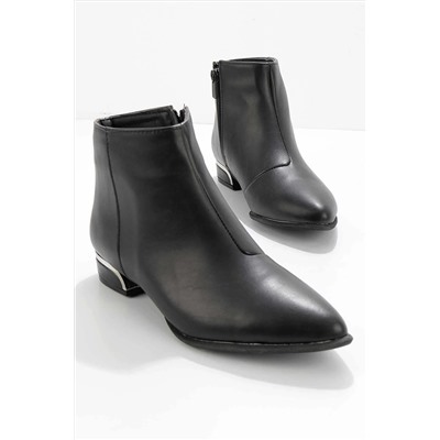 Bambi Siyah Kadın Bot & Bootie K02848050209